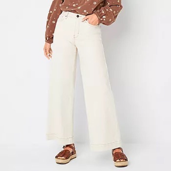 NWT a.n.a Womens High Rise Wide Leg Jean 18 c6 - Picture 4 of 5